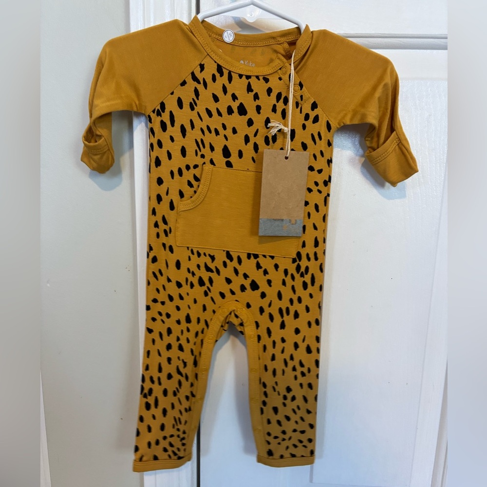 Kyte BABY Longtail outfit in Cheetah print